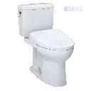 TOTO MW4544726CUFGA#01 Drake II Washlet+ S7 Two Piece Toilet Cotton