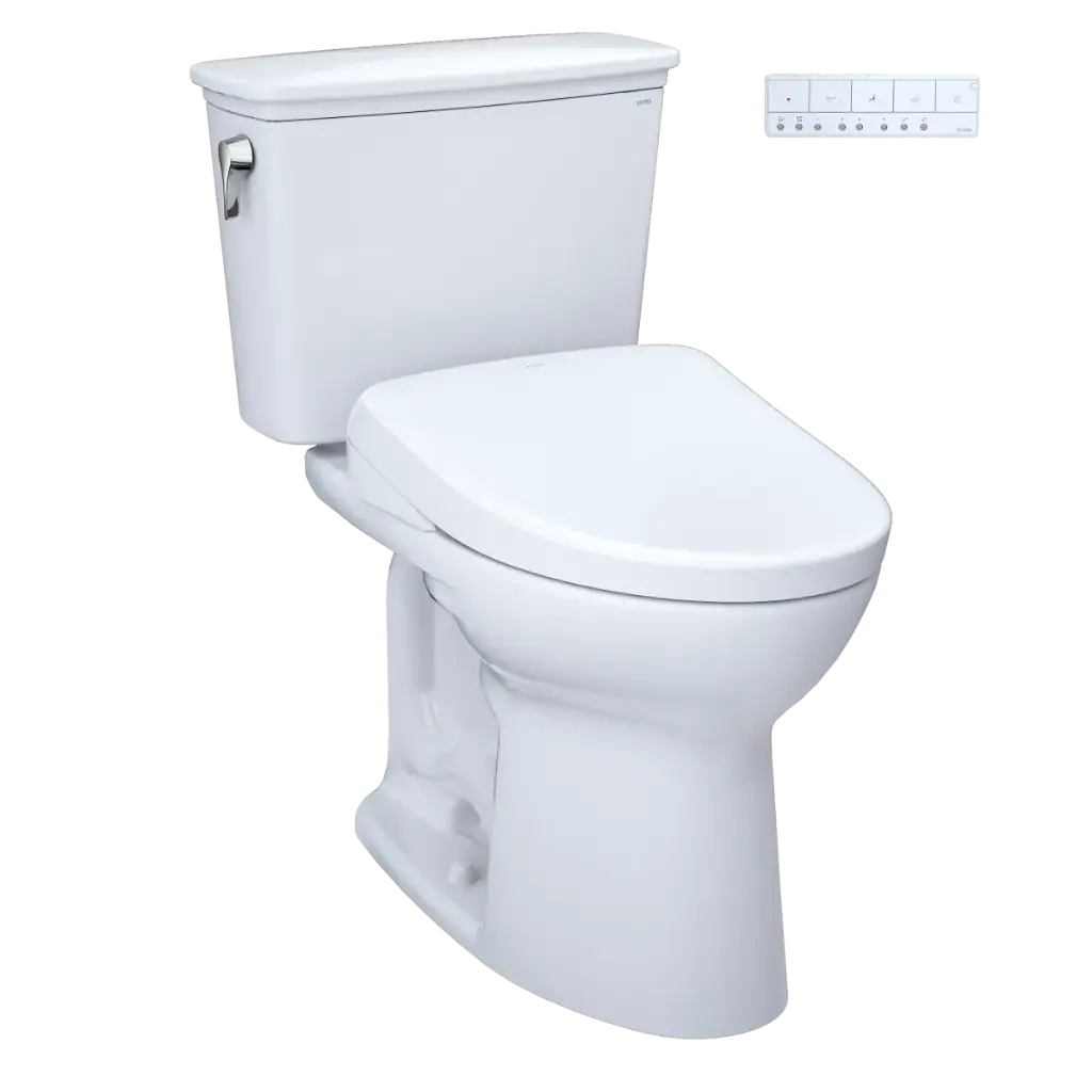 TOTO MW7864726CEFG.10#01 Drake Transitional Washlet+ S7 Two Piece Toilet Cotton