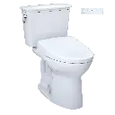 TOTO MW7864726CEFG#01 Drake Transitional Washlet+ S7 Two Piece Toilet Cotton