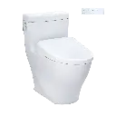 TOTO MW6244736CEFG#01 Legato Washlet+ S7A One Piece Toilet Cotton