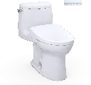 TOTO MW6044736CUFGA#01 Ultramax II 1G Washlet+ S7A One Piece Toilet Cotton