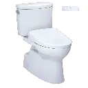 TOTO MW4744726CEFG#01 Vespin II Washlet+ S7 Two Piece Toilet Cotton