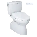 TOTO MW4744736CUFGA#01 Vespin®II Washlet+ S7A Two Piece Toilet Cotton