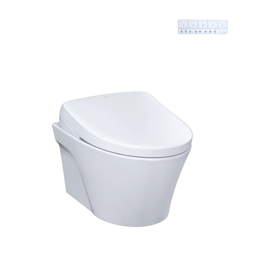 TOTO CWT4264726CMFG#MS S7 Wall Hung Toilet With Washlet Cotton