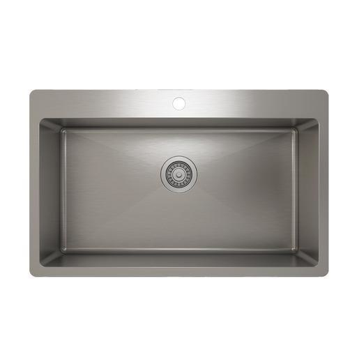 Prochef IH75-TS-32209 Proinox H75 Collection Topmount Sink With Single Bowl