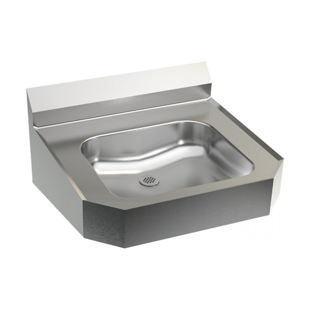 Franke WHB2221-7-3 Wall Hung Wash Basin 3-Hole Stainless Steel