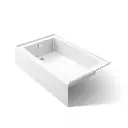 Kohler 26107-LA-0 Entity 60" x 36" Alove Bath With Left Drain White