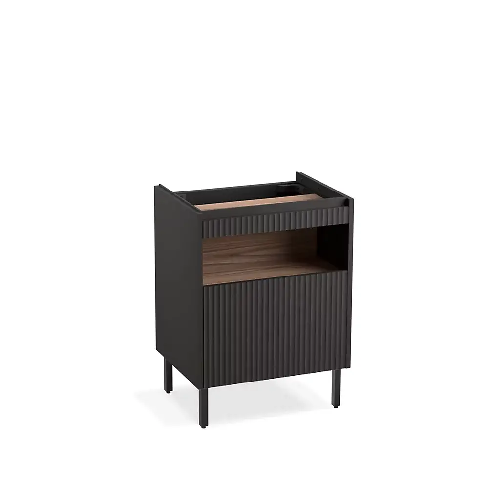 Kohler 32161-DKS Spacity 22-3/4" Wall Hung Bathroom Vanity Cabinet Dark Steel