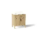 Kohler 39604-ASB-WEK Hadron 30" Bathroom Vanity Cabinet With Sink Light Oak