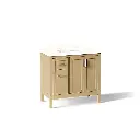 Kohler 39605-ASB-WEK Hadron 36" Bathroom Vanity Cabinet With Sink Light Oak