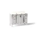 Kohler 39606-ASB-AGA Hadron 48" Bathroom Vanity Cabinet With Sink Atmos Grey