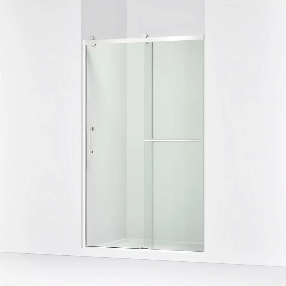 Kohler 709082-10L-SHP Rely 77" H Sliding Glass Shower Door Bright Polished Silver