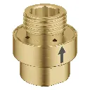 Grohe 07911GN0 1/2" lnline Vacuum Breaker for Hand Showers Brushed Cool Sunrise
