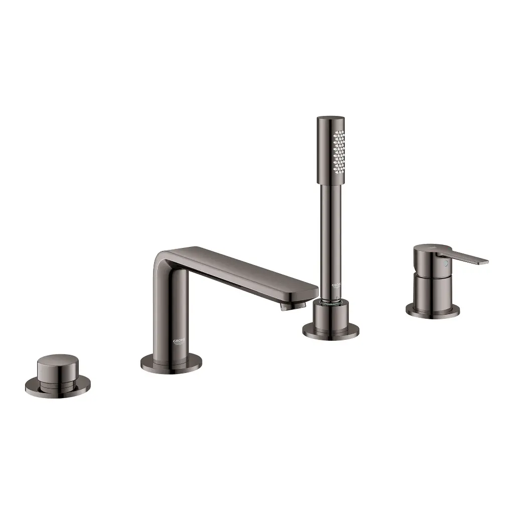 Grohe 19577A01 Lineare 4-Hole Single-Handle Deck Mount Roman Tub Faucet Hard Graphite
