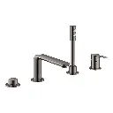 Grohe 19577A01 Lineare 4-Hole Single-Handle Deck Mount Roman Tub Faucet Hard Graphite