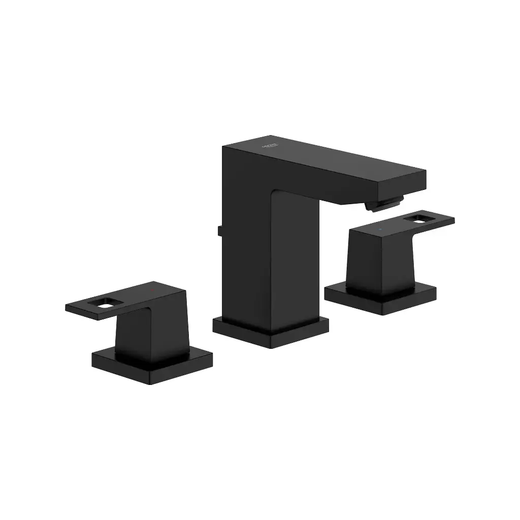Grohe 20370243A Eurocube Widespread S-Size Bathroom Faucet Matte Black