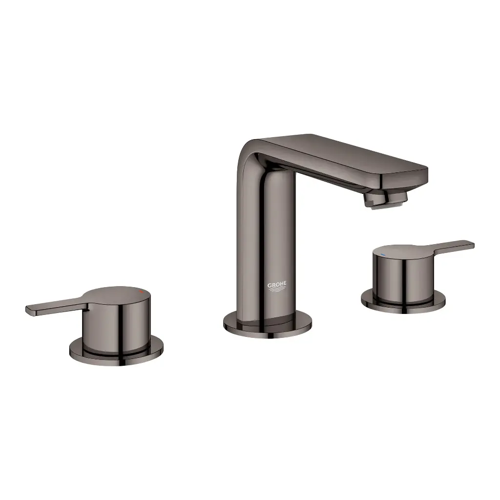 Grohe 20578A0A Lineare 8" Widespread 2-Handle M-Size Bathroom Faucet Hard Graphite