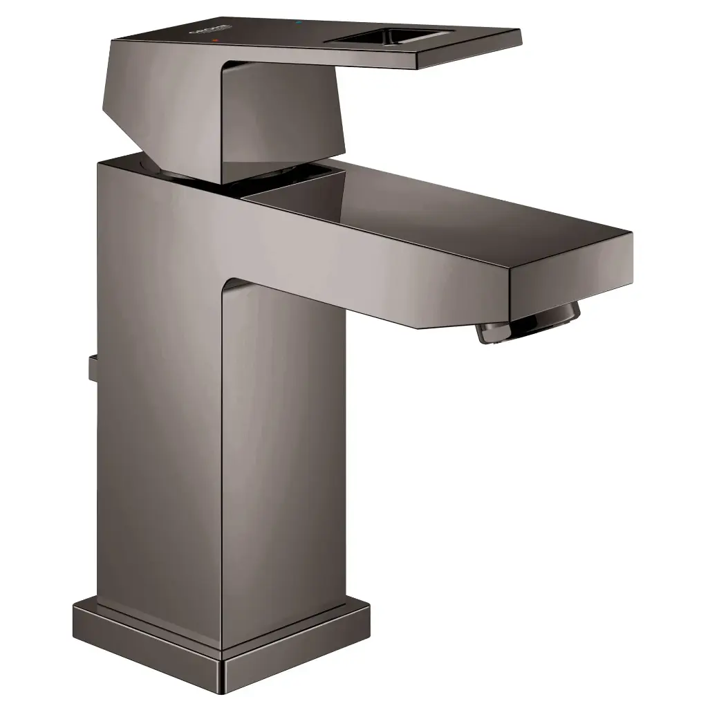Grohe 23129A0A Eurocube Single Hole S-Size Bathroom Faucet Hard Graphite