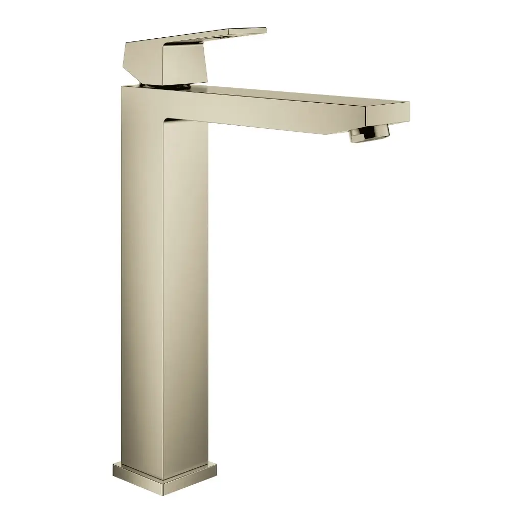 Grohe 23671EN0 Eurocube Single Hole Deck Mount Vessel Sink Faucet Brushed Nickel