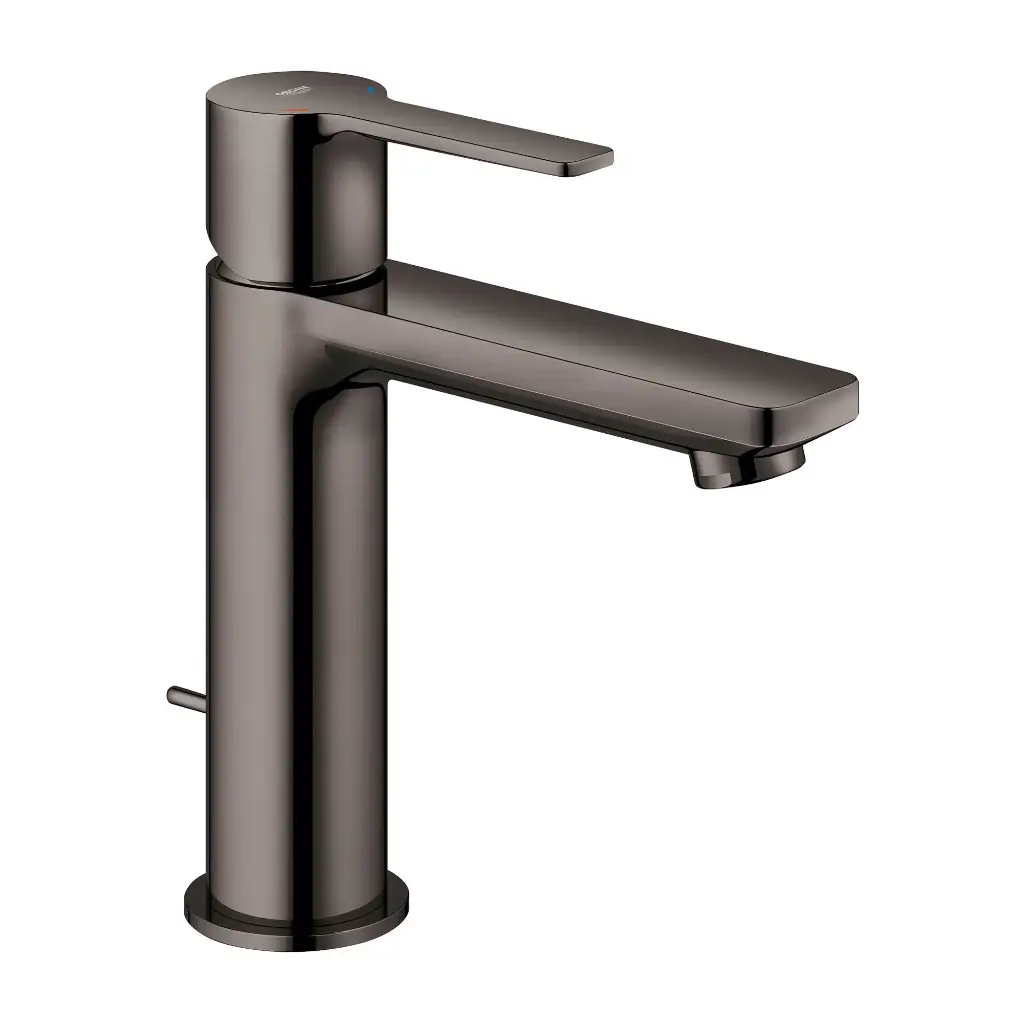 Grohe 23794A0A Lineare Single Hole S-Size Bathroom Faucet Hard Graphite