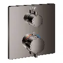 Grohe 24111A00 Grohtherm Dual Function 2-Handle Thermostatic Valve Trim Hard Graphite