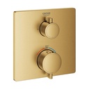 Grohe 24111GN0 Grohtherm Dual Function 2-Handle Thermostatic Valve Trim Brushed Cool Sunrise