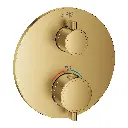 Grohe 24133GN0 Grohtherm Round Dual Function 2-Handle Thermostatic Trim Brushed Cool Sunrise