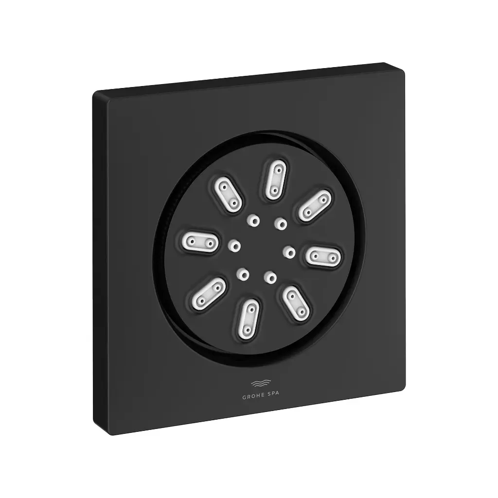 Grohe 268452430 Rainshower Aqua Body Spray Square 2 Sprays Matte Black