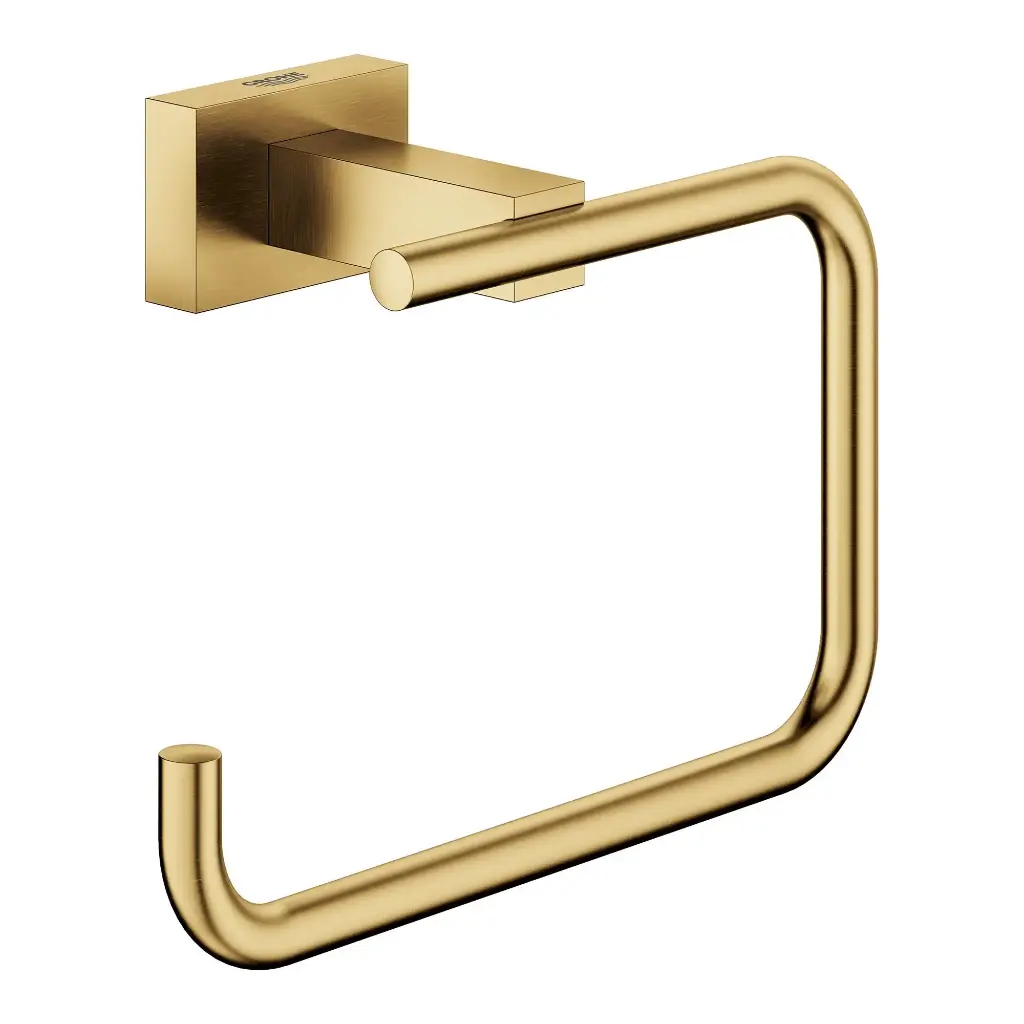 Grohe 40507GN1 Essentials Cube Paper Holder Brushed Cool Sunrise