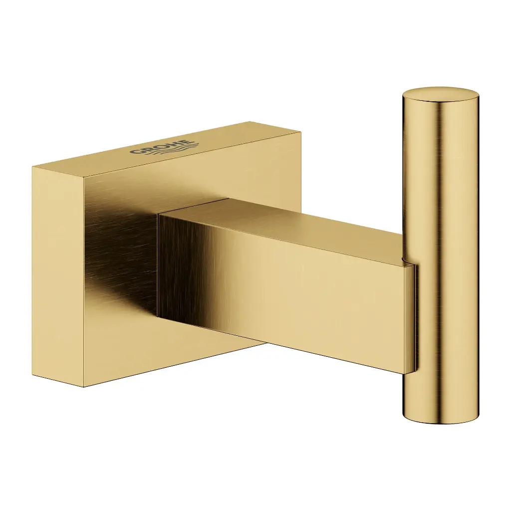 Grohe 40511GN1 Essentials Cube Robe Hook Brushed Cool Sunrise