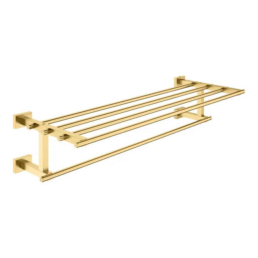 Grohe 40512GN1 Essentials Cube 23 5/8" Multi-Towel Rack Brushed Cool Sunrise