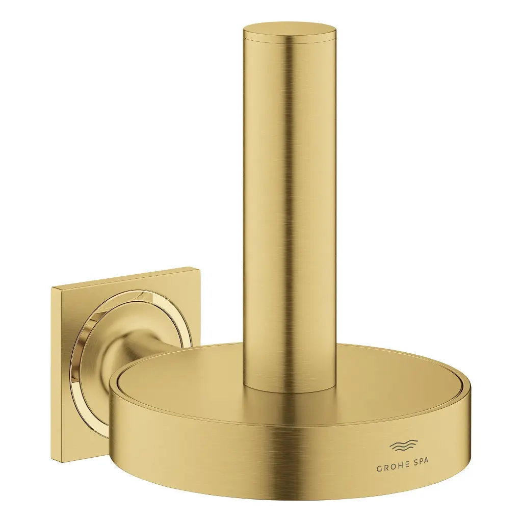 Grohe 40956GN1 Allure New Spare Toilet Paper Holder Brushed Cool Sunrise