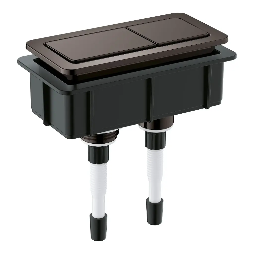 Grohe 49127A00 Eurocube Dual Flush Actuator Hard Graphite