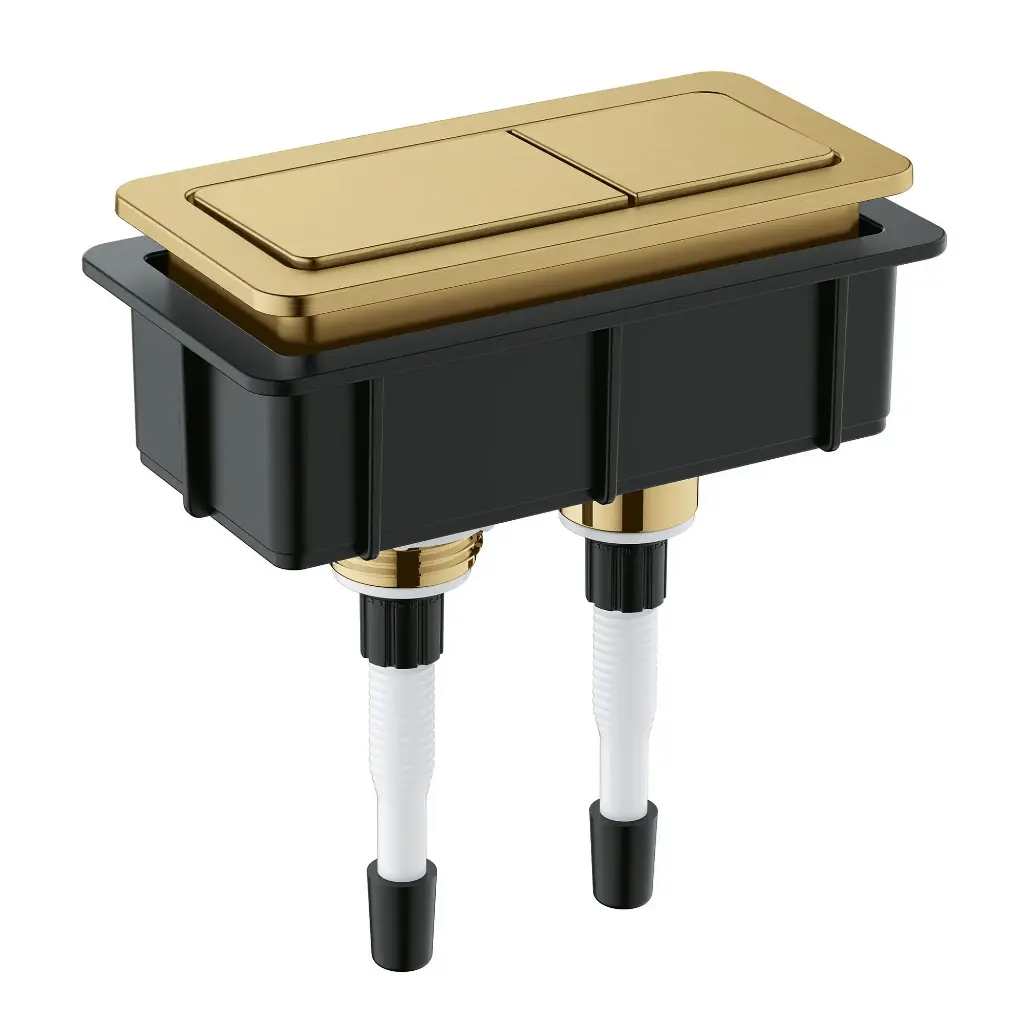 Grohe 49127GN0 Eurocube Dual Flush Actuator Brushed Cool Sunrise