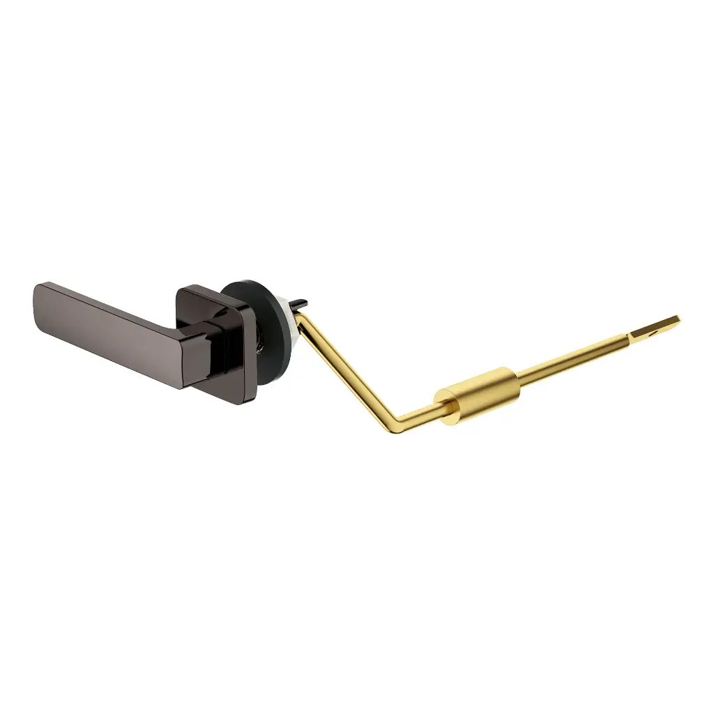 Grohe 49131A00 Eurocube Left Hand Trip Lever Hard Graphite