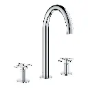 Grohe 20659000 Atrio New 8" Widespread M-Size Bathroom Faucet StarLight Chrome