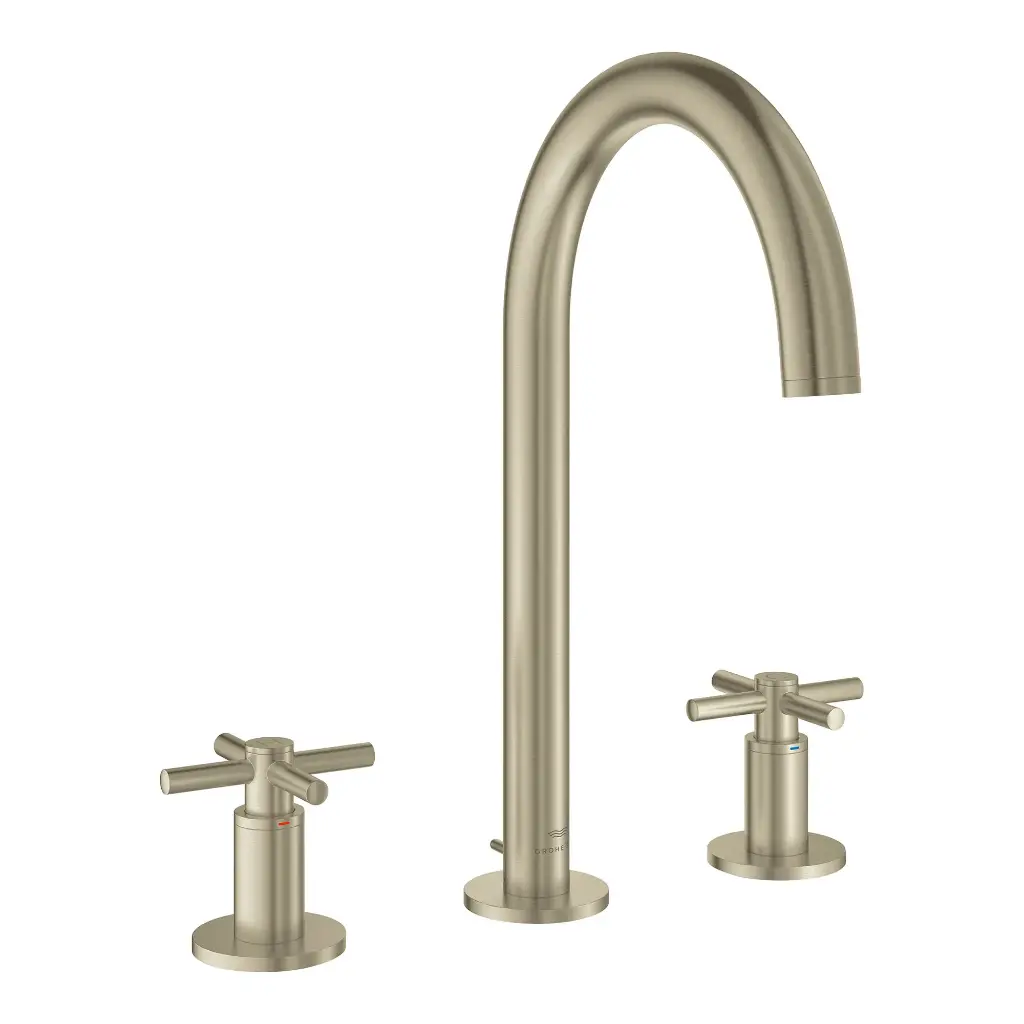 Grohe 20659EN0 Atrio New 8" Widespread M-Size Bathroom Faucet Brushed Nickel