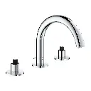 Grohe 20660000 Atrio 8-inch Widespread S-Size Bathroom Faucet StarLight Chrome