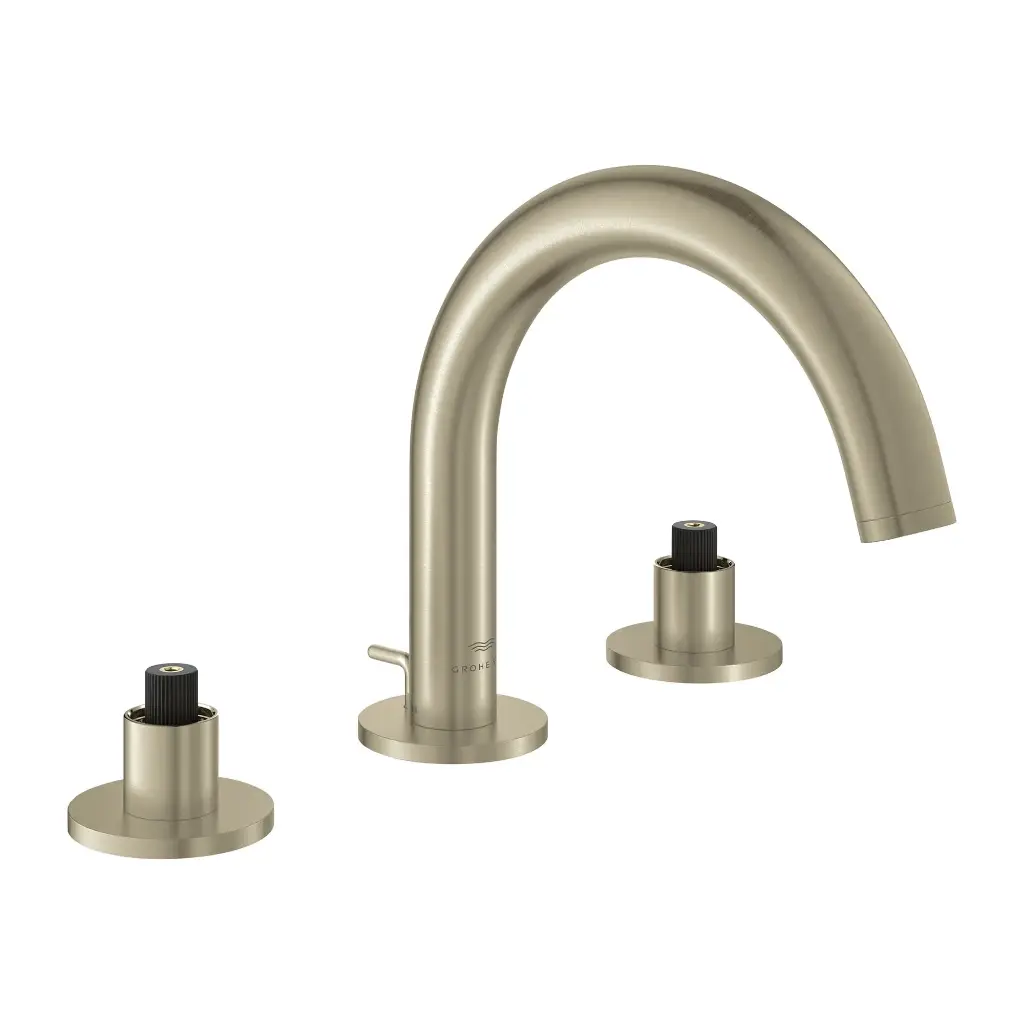 Grohe 20660EN0 Atrio 8-inch Widespread S-Size Bathroom Faucet Brushed Nickel