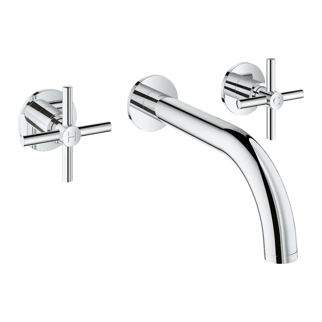 Grohe 20663000 Atrio New 2-Handle Wall Mount Faucet StarLight Chrome