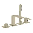 Grohe 19316EN1 Allure New 4-Hole Single Handle Deck Mount Roman Tub Faucet Brushed Nickel