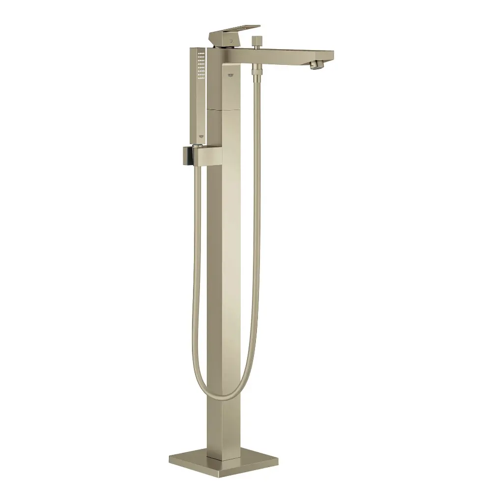 Grohe 23672EN1 Eurocube Single Handle Freestanding Tub Faucet Brushed Nickel