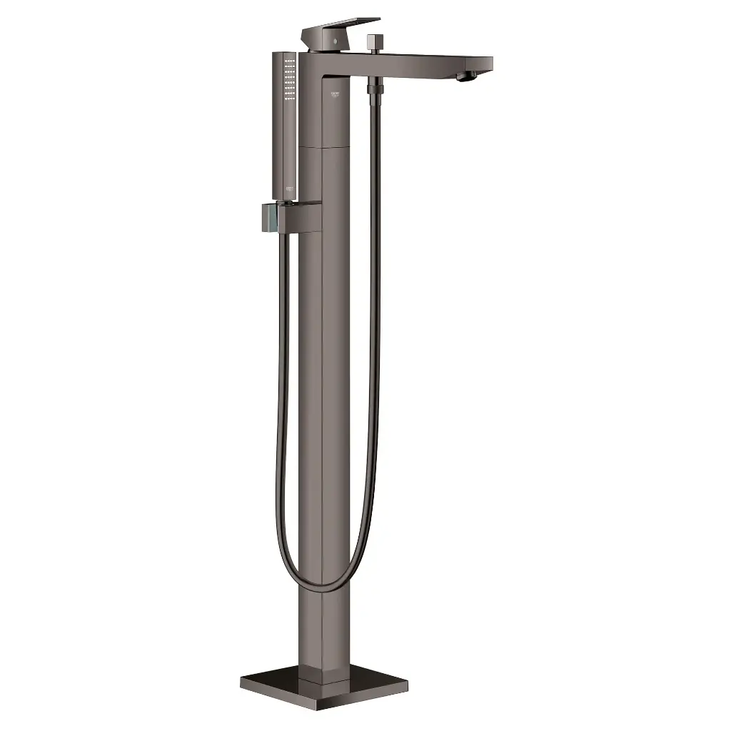 Grohe 23672A01 Eurocube Single Handle Freestanding Tub Faucet Hard Graphite