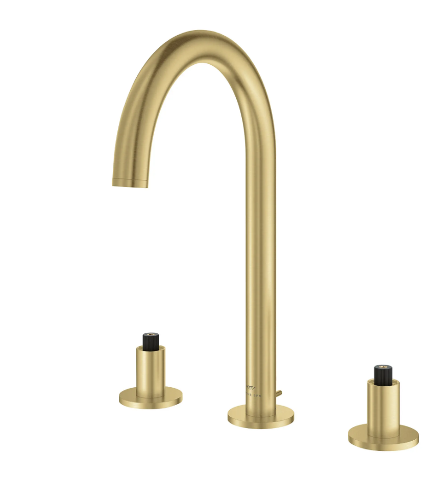 Grohe 20659GN0 Atrio New 8" Widespread M-Size Bathroom Faucet Brushed Cool Sunrise