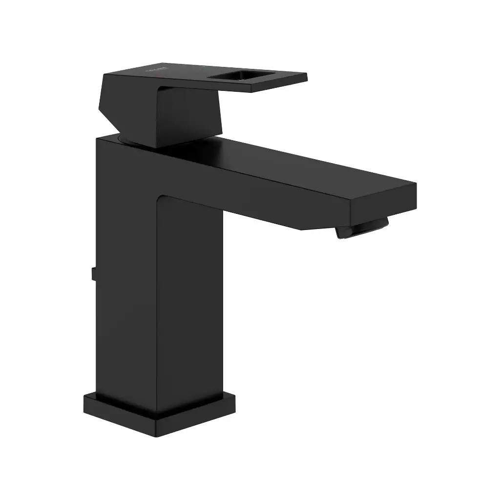 Grohe 236702430 Eurocube Single Hole M-Size Bathroom Faucet Matte Black