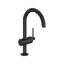 Grohe 243502430 Atrio New Single Hole L-Size Bathroom Faucet Matte Black