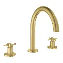 Grohe 25273GN0 Atrio New 3-Hole 2-Handle Deck Mount Roman Tub Faucet Brushed Cool Sunrise