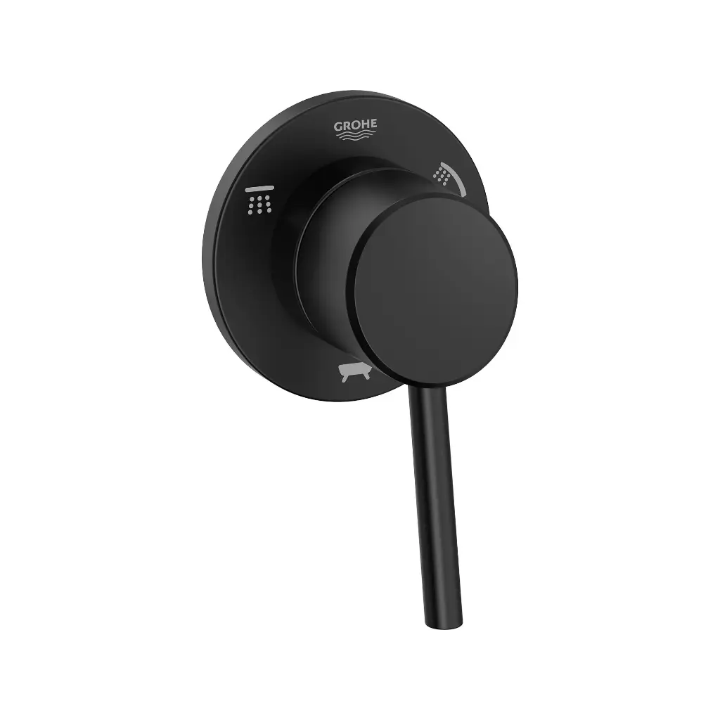 Grohe 291062431 Concetto 3-Way Diverter Trim Matte Black