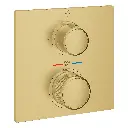 Grohe 29178GN1 Allure New Dual Function 2-Handle Thermostatic Valve Trim Brushed Cool Sunrise
