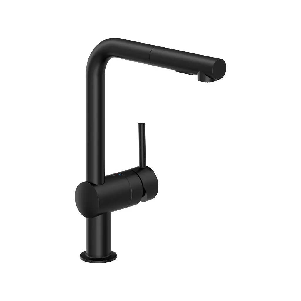 Grohe 303002430 Minta Pull-Out Kitchen Faucet Dual Spray Matte Black